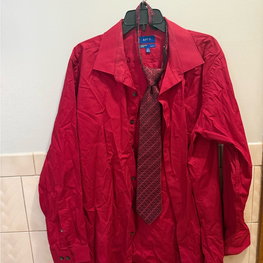 Apt. 9 Men's Vibrant Red Shirt Jacket